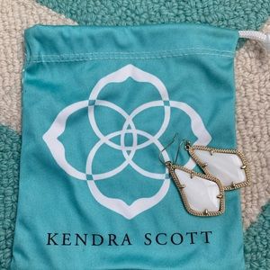 Kendra Scott Earrings- Alex in White Pearl